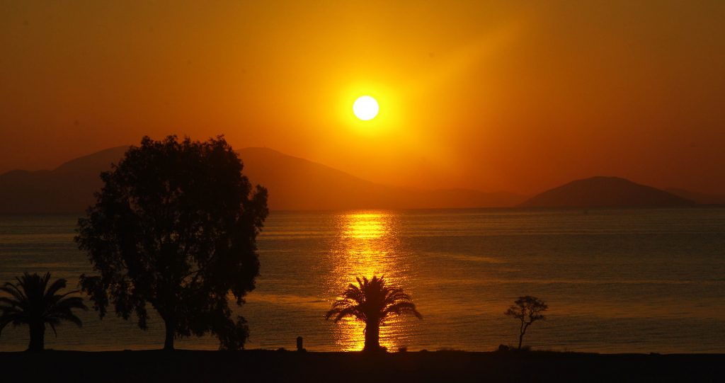 greece hiking peloponnese sunrise